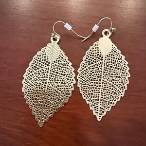 NEW Gold Leaf Earrings